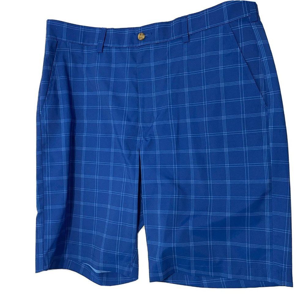 PGA TOUR Golf Shorts Men's Sz 36 Blue 9.5" long Athletic Casual